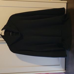 G White Black turtleneck hi low top